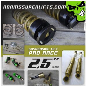 Ford Ranger - ADAMS SUPERLIFTS - Suspension Lift - PRO RACE 2.5" - Kit Lift 60mm - kit lift 6 cms - 4x4 - Suspensão  Off Road 7,5 cms - 4x4 -  Outlander - Expedições - 2013 2014 2015 2016 2017 2018 2019