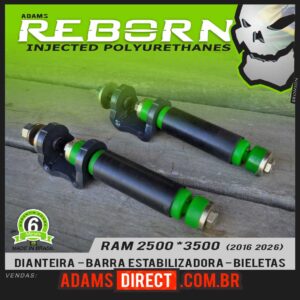 Dodge - Ram - 2500 3500 - REBORN - Dianteira - 02 Bieletas - Lift 2" - Polyurethane - PU - 4x4 - off road - expedições   2016 2017 20198 2019 2020 2021 2022 2023 2024 2025 2026