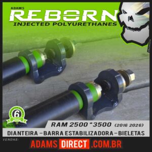 Dodge - Ram - 2500 3500 - REBORN - Dianteira - 02 Bieletas - Lift 2" - Polyurethane - PU - 4x4 - off road - expedições   2016 2017 20198 2019 2020 2021 2022 2023 2024 2025 2026 - Image 2