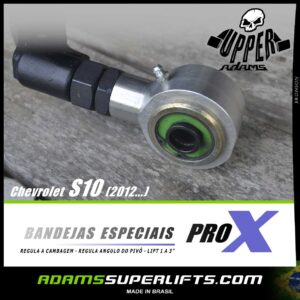 Chevrolet - S10 - UPPER ADAMS  - PRO X - Dianteira - 02 Bandejas Especiais- Lift de 1 a 3"  - Regulagem de cambagem - Reposicionamento de Pivo - Kit Lift ate 75mm - Lift 7,5 cms - 4x4 - Suspensão Off Road - 2012 2013 2014 2015 2016 2017 2018 2019 2020 2021 2022 2023 (cópia) - Image 5