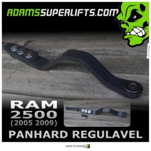 Dodge - Ram 2500 - ADams - Barra Panhard - Regulavel - Lift 2 a 4" - Aço nacional - Cortado a lazer - Suspensão off road - 4x4 - expedições - 2005 2006 2007 2008 2009 2010 2011 2012